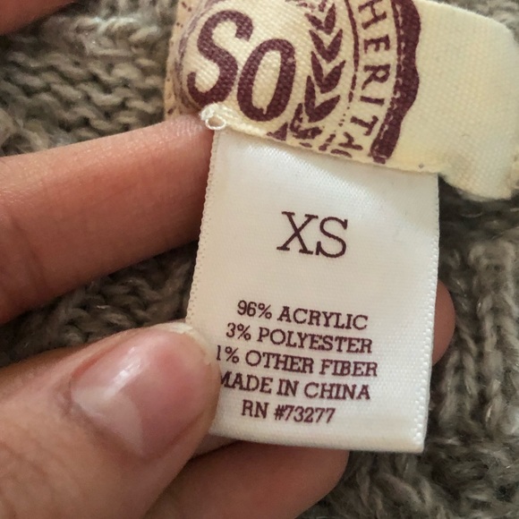 Knit gray sweater - Picture 3 of 3